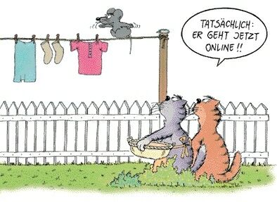 Tatsächlich, er ist jetzt online !